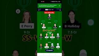 SSW vs PSW Dream 11 Prediction TodaySSW vs PSW Dream11Team TodaySSW vs PSW Match 34 WBBL T20 [upl. by Eniaral]