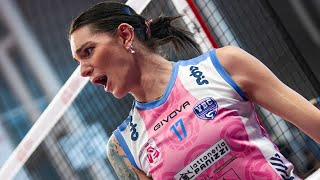 SUPER MALWINA SMARZEK MVP amp Top Scorer in Pinerolo  Casalmaggiore  Lega Volley Femminile 202324 [upl. by Catharina]