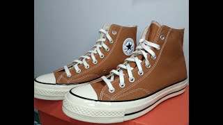 Unboxing Converse Chuck 70 Tawny Owl Mantap Surantap Men [upl. by Gnen]