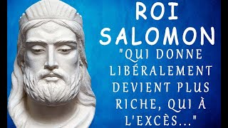 Citations Célèbres du Roi Salomon  Grand Et Sage [upl. by Miki728]