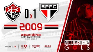 Vitória 0x1 São Paulo  Brasileiro 2009  Rodada 16  02082009 [upl. by Orren]