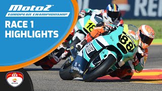 Highlights  Race 1  Motorland Aragón 2017  Moto2  FIM CEV Repsol [upl. by Emmey]