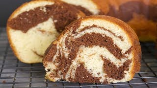 MARBLE CAKE  How Make A Marble Cake  SyS [upl. by Brittni815]