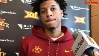 Lindell Wigginton We have to be superfocused during Big 12 slate [upl. by Farhsa]