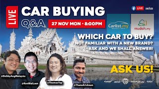 Weekly LIVE Car Buying QampA  Evomalaysiacom 27112023 [upl. by Dexter]