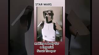 making a full Size Scout Trooper STAR WARS shorts starwars clonewars youtubeshorts [upl. by Atile]