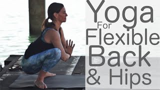 20 Minute Yoga for Flexibility Upper Back and Hips  Fightmaster Yoga Videos [upl. by Ninahs]