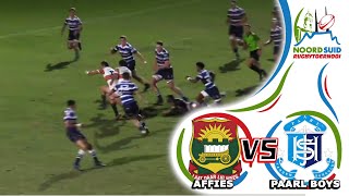 Match Highlights Affies vs Paarl Boys 1st XV NoordSuid [upl. by Ibson498]