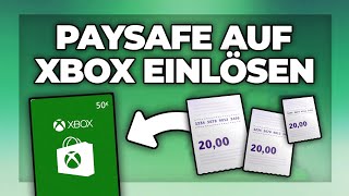 Paysafecard auf xBox einlösen  in Guthaben umwandeln  Tutorial [upl. by Eelidnarb]