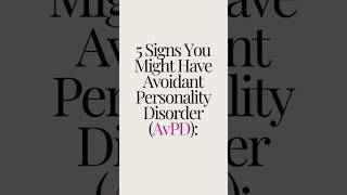 Avoidant personality disorder simptomes fearofrejection fearofintimacy avoidant avoiding [upl. by Adriel889]