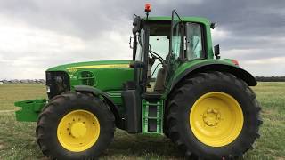 John Deere 6930 tractor Sound  Technical data [upl. by Enimrac815]