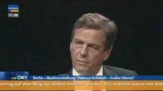 Helmut Schmidt im Gespräch mit Claus Kleber  2008  Teil 6 von 8 [upl. by Rotkiv]