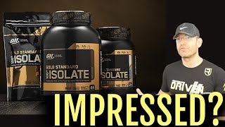 The NEW King  Optimum Nutrition Gold Standard Isolate Review [upl. by Enaoj]