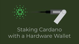 Staking Cardano with a Hardware Wallet  Stepbystep Guide [upl. by Isborne339]