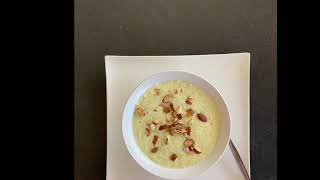 Easy and quick rice pudding recipe  Indian dessert Kheer [upl. by Alleen]