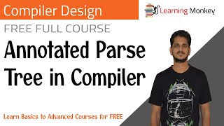 Annotated Parse Tree in Compiler  Lesson 42  Compiler Design  Learning Monkey [upl. by Esinned]