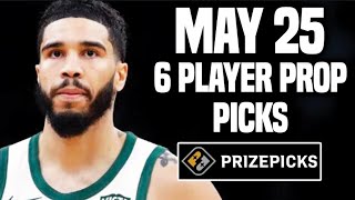 NBA PRIZEPICKS TODAY  6 BEST PROP PICKS  SATURDAY  5252024  BEST PROPS  NBA BETTING [upl. by Forras]