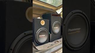 pioneer 1212d4 vs 3004d4 bass test  pioneer 2400 watt subwoofer bass test shorts shortvideo [upl. by Fording218]