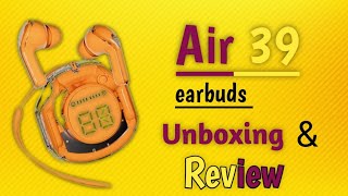 Air 39 wireless earbuds  Air 39 pink review [upl. by Mossberg]