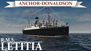 RMS Letitia AnchorDonaldsonLine  The sister of the Athenia and war veteran [upl. by Fitzpatrick]