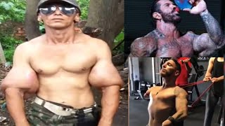 Top 8 CULTURISTAS extremoso CICLADOS Synthol y superación PERSONAL [upl. by Senskell872]