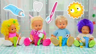 Nenuco Puppen im Puppen Kindergarten Video für Kinder 3 Folgen am Stück [upl. by Aralk599]