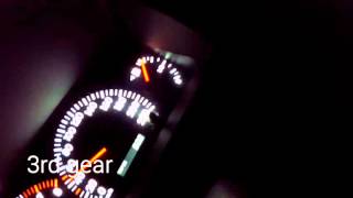 Toyota corolla e12 16 vvti 110hp acceleration 50  195 kmh on german Autobahn [upl. by Nilsoj]