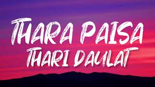 Thara Paisa Thari Daulat Lyrics  Jyoti Nooran  Jaani [upl. by Hulburt]