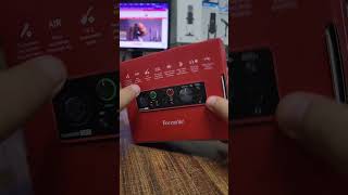 Focusrite Scarlett Solo 3rd Gen USB Audio Interface  Short shorts review audiointerface Mic [upl. by Mar]