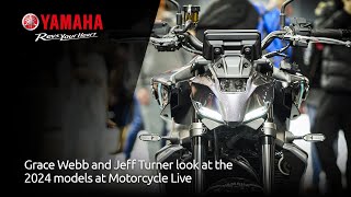 The 2024 Yamaha Models at Motorcycle Live UK [upl. by Ratib]