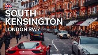 Earls Court to South Kensington Stroll London UK  January 2024 4K 60fps [upl. by Audre2]