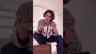 Timothée Chalamet talks about designing ‘Wonka’ Nike Dunks wonkamovie [upl. by Pedro]