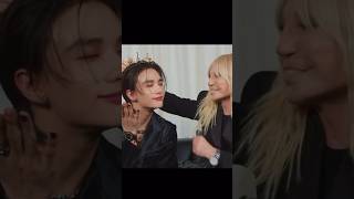 Hyunjin Versace Prince Global Ambassador Hyunjin and Donatella reunited hyunjinxversace [upl. by Sherburn]