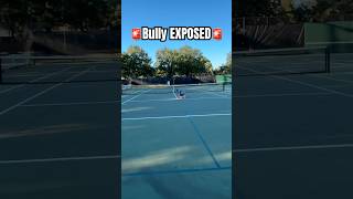 TENNIS BULLY EXPOSED🚨 tennis shorts funny [upl. by Zwick]