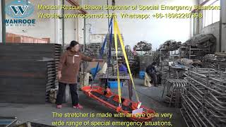 Medical Detachable Helicopter Rescue Emergency Basket Stretcher [upl. by Shing]