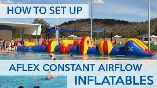 Aflex Inflatables  How to Setup Aflex Constant Airflow Inflatables  Aflex Technology [upl. by Batty]