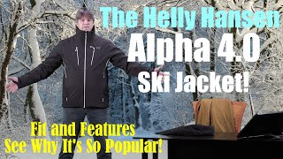 Reviewing The Helly Hansen Alpha 40 Ski Jacket [upl. by Golanka500]