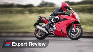 2015 Honda VFR800F bike review [upl. by Eninaej197]