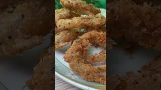 Cooking Crispy Onion rings [upl. by Enairda]