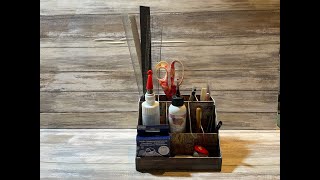 A new desk organizer  Inspiration from Sam Calcott UK  Mixed Up Craft [upl. by Monk]