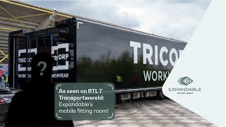 RTL Transportwereld Tricorps Nieuwe Expandable Showroom [upl. by Karina]