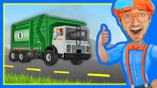 The Garbage Truck Song by Blippi  Songs for Kids [upl. by Winchell409]