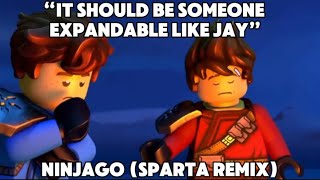 Kai’s first Sparta remix Ft a bunch of different ninjago characters [upl. by Ardnasella]