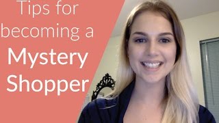 How to become a Mystery Shopper [upl. by Airdnola638]