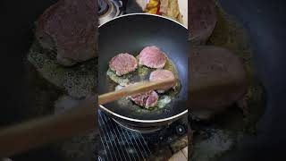 beef steak fry food cooking [upl. by Eben]