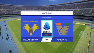 Hellas Verona vs Venezia Pes 2024 Prediction [upl. by Sosthenna]