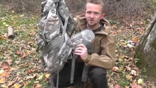 ACU MOLLE II RuckSack  Preview  The Outdoor Gear Review [upl. by Ibed]