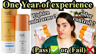 Chemist at Play Underarm roll on Review  One year of experience ⛔ non Sponsored ⛔ [upl. by Dranek239]