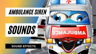 Ambulance Siren Sound Effect  emergency alarm sound  ambulance siren sound  sound effect [upl. by Araiet]