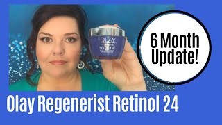 OLAY REGENERIST RETINOL 24  6 MONTH UPDATE [upl. by Safko]